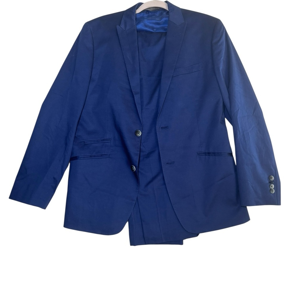 Ben Sherman Tailoring Blue Suit Jacket & Pants Set - Size 40R